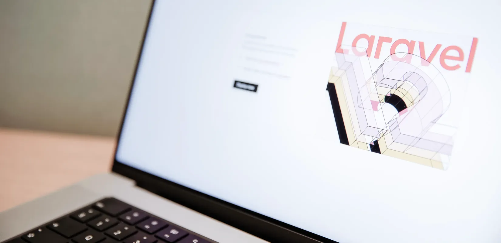 Screen mit neuem Laravel 12 Projekt