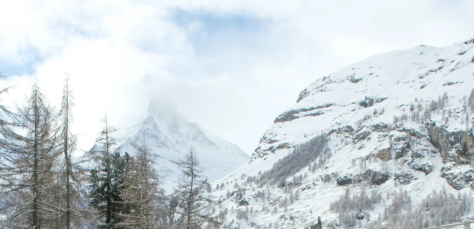 Das Matterhorn in Zermatt mit Blick vom Cervo